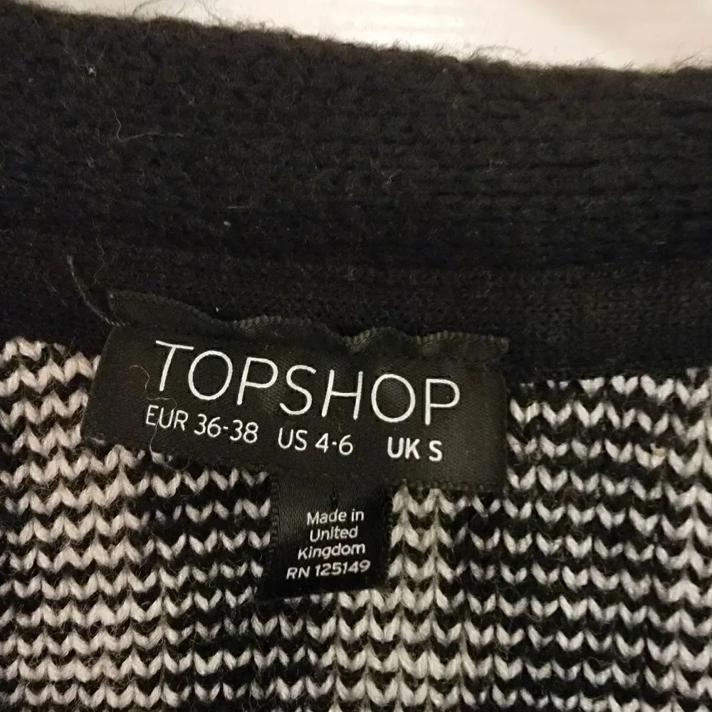 Topshop Zebra Leopard Mix Print Cardigan size 4 - 6 - Picture 6 of 7